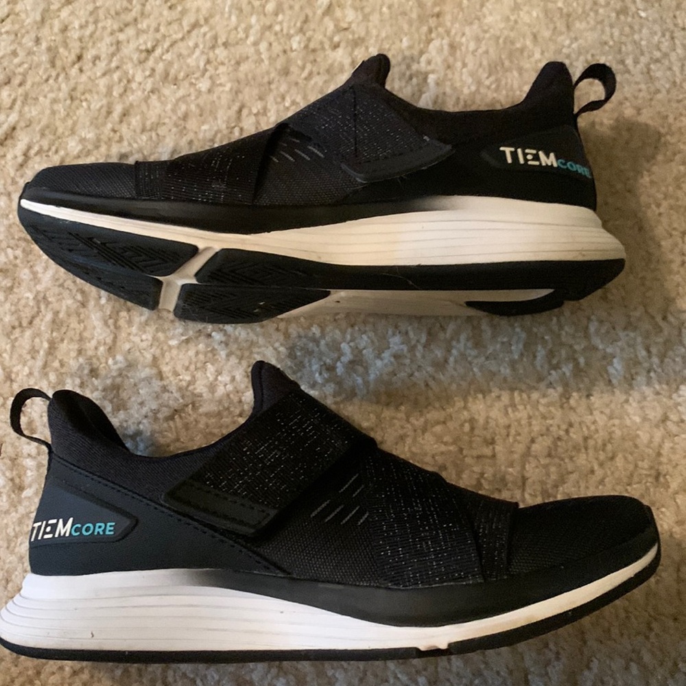 Tiem Latus trainers size 7 in black